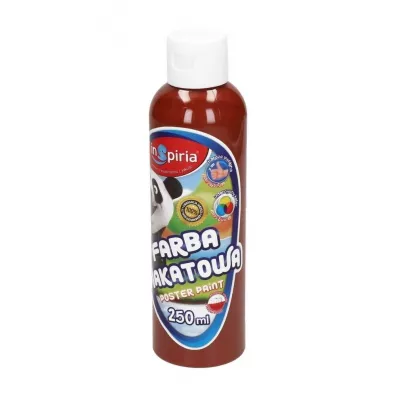 InSpiria Farba plakatowa br�zowa 250 ml