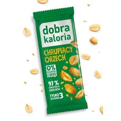 Dobra Kaloria Baton owocowy chrupi�cy orzech 35 g