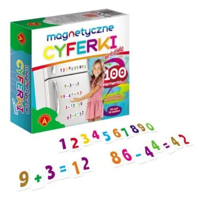 Cyferki magnetyczne na lod�wk� Alexander