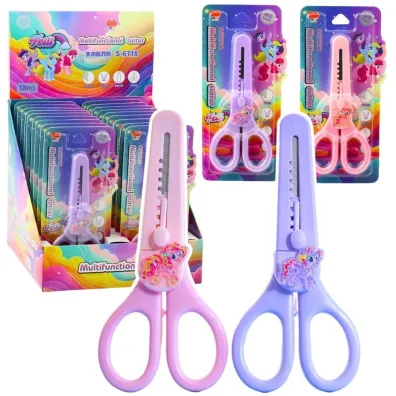 LeanToys No�yczki dzieci�ce z os�onk� Konik 14cm MIX