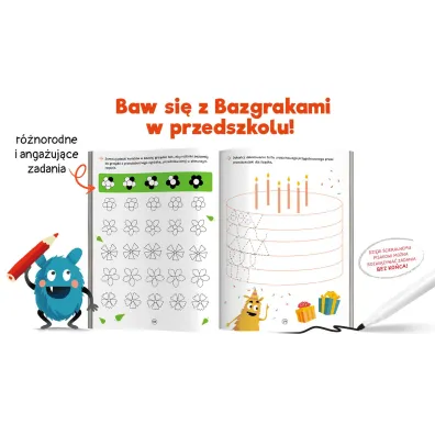 Bazgraki. W przedszkolu. Kapitan Nauka