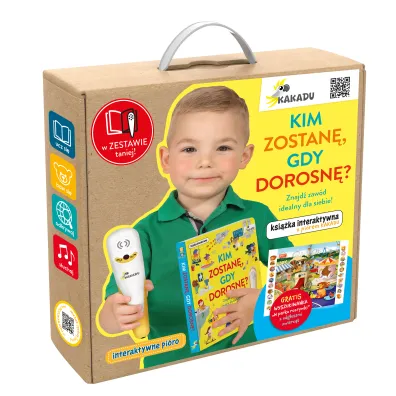 M�wi�ca ksi��ka interaktywna. `Kim zostan�, gdy dorosn�?` (zestaw z pi�rem)