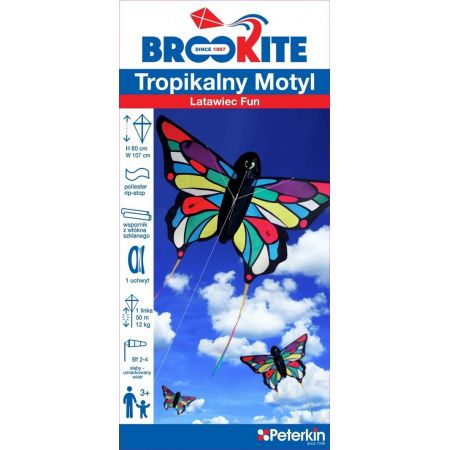 Brookite Latawiec Fun Tropikalny motyl