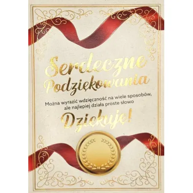 Yeku Karnet 3K Podzi�kowania