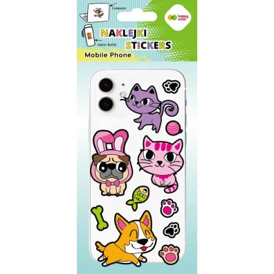 Happy Color Naklejki MOBILE PHONE - Silly Friends, 90x205 mm
