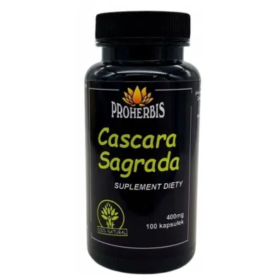 Proherbis Cascara Sagrada suplement diety 100 kaps.