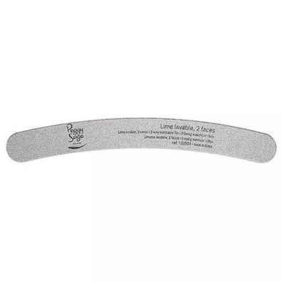 Peggy Sage 2-Way Nail File Zebra Medium dwustronny pilnik do paznoki 150/220 Banan Zebra