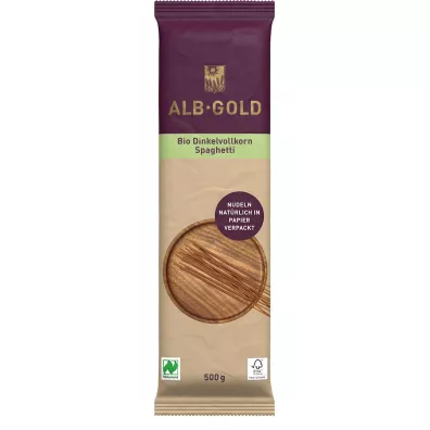 Alb-Gold Makaron (orkiszowy razowy) spaghetti 500 g Bio