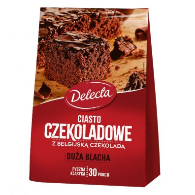 Delecta Duża blacha ciasto czekoladowe 670 g