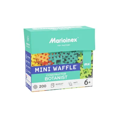 Mini Waffle Konstruktor Klocki Mini Waffle 200 el. Konstruktor Botanik