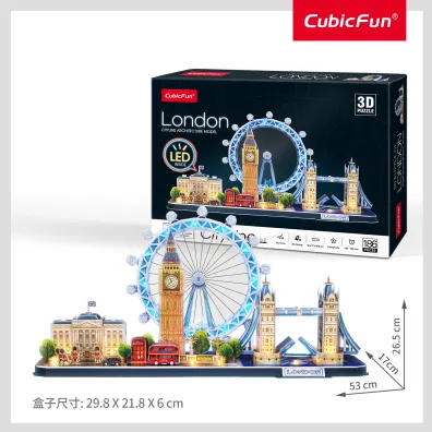 Puzzle 3D 186 el. Cityline. Londyn LED Dante