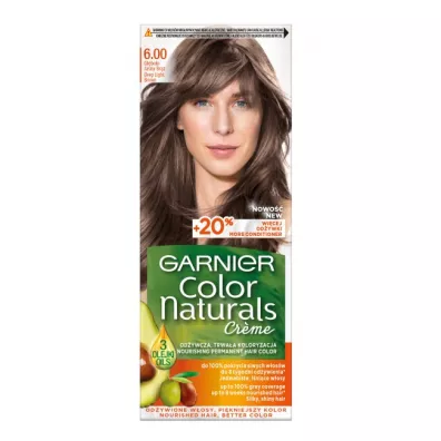 Garnier Color Naturals Creme krem koloryzuj�cy do w�os�w 6.00 G��boki Jasny Br�z