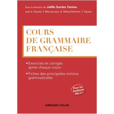 Cours de grammaire francaise. Podr�cznik do gramatyki j�zyka francuskiego+ klucz