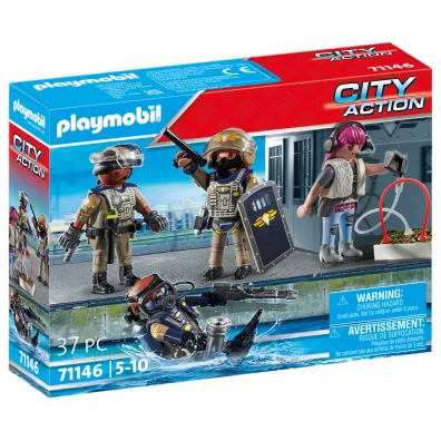 Playmobil City Action Zestaw figurek jednostki specjalnej 71146