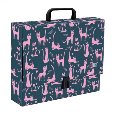 St. Majewski Teczka z r�czk� A4 XL Lazy Cats