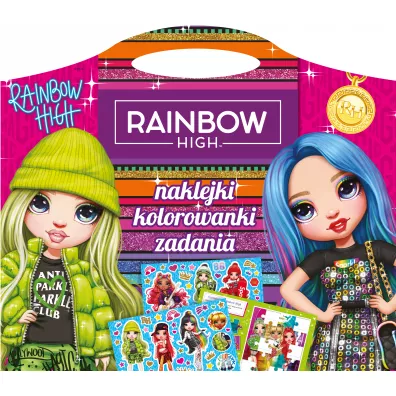 Rainbow High. Naklejki, kolorowanki, zadania