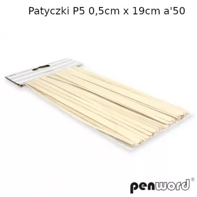 Penword Patyczki drewniane 50 szt.