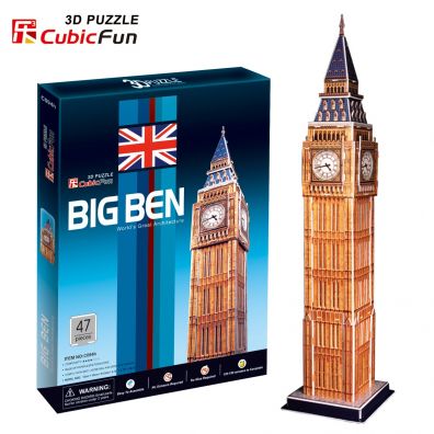 Puzzle 3D 47 el. Big Ben Cubic Fun