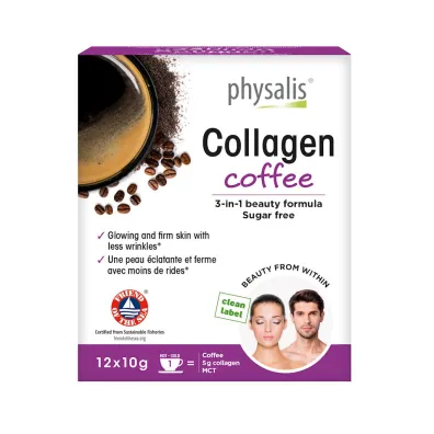 Physalis Kawa z kolagenem rybim bez dodatku cukru keto 12 x 10 g