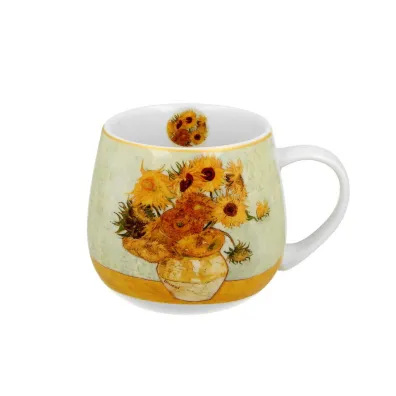 Duo Sp. z o.o. Porcelanowy kubek baryka Van Gogh Sunflowers 430 ml