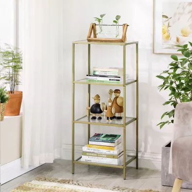 Songmics Rega szklany uniwersalny 95 cm
