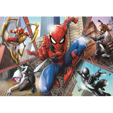Puzzle 2x60 el. SuperColor. Spider-man Clementoni