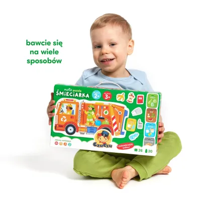 Moto puzzle �mieciarka 2+, 3+ Bright Junior Media
