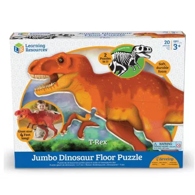Piankowe puzzle pod�ogowe 20 el. Dinozaur T-Rex Learning Resources