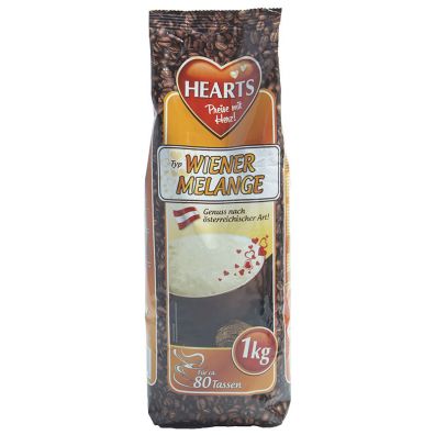 Hearts Kawa rozpuszczalna Cappuccino o smaku kawy po wiedesku 1 kg