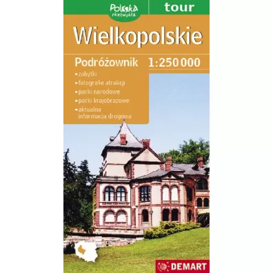Podr�ownik. Mapa wojew�dztwa - Wielkopolskie 1:25 000