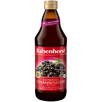 Rabenhorst Sok z czarnej porzeczki NFC 750 ml Bio