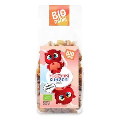 Biominki Rodzynki su�tanki niesiarkowane 150 g Bio