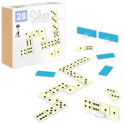 Domino kropki Silver ALEX