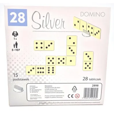 Domino kropki Silver ALEX