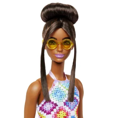 Barbie Fashionistas. Lalka w sukience HJT07 Mattel