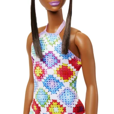 Barbie Fashionistas. Lalka w sukience HJT07 Mattel