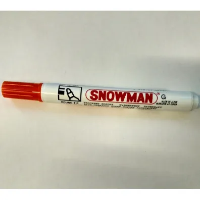 Marker permanentny okr�g�a ko�c�wka Snowman