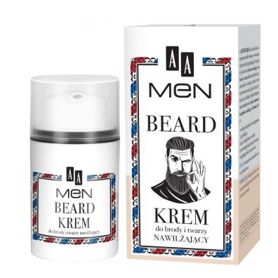 Aa Men Beard krem do brody i twarzy nawilżający 50 ml