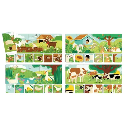 Zagroda 2   puzzle obserwacyjne ADAMIGO 8018