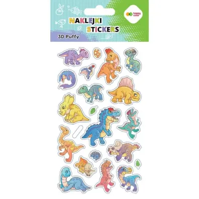 Display naklejki 3D Puffy 2kids 50 sztuk Happy Color