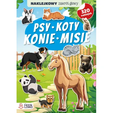 Psy, koty, konie, misie. Naklejkowy zawr�t g�owy