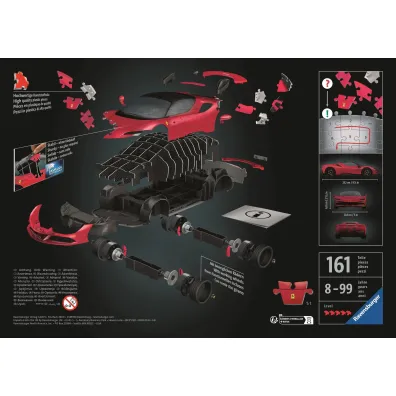 Puzzle 3D Pojazdy: Ferrari SF90 Stradale Ravensburger