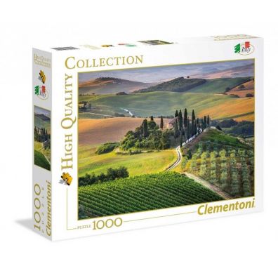 Puzzle 1000 el. High Quality Collection. Toskania Clementoni
