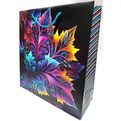 Fresh Torebka ozdobna matowa li�cie 35x37x12cm