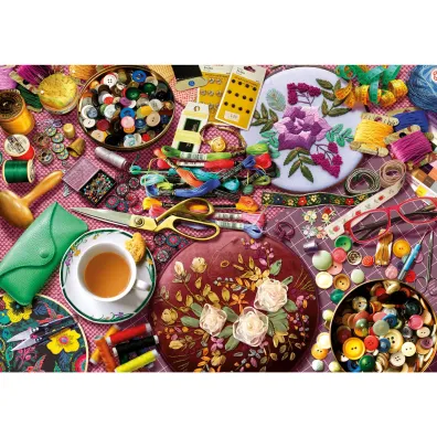 Puzzle 2000 el. St� do szycia Educa