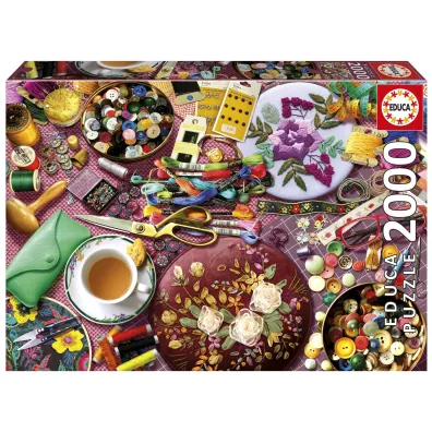 Puzzle 2000 el. St� do szycia Educa