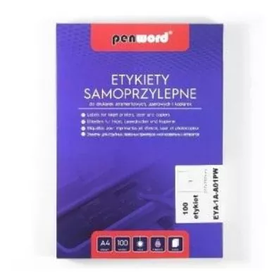 Penword Etykiety samoprzylepne A4 1x210x297mm