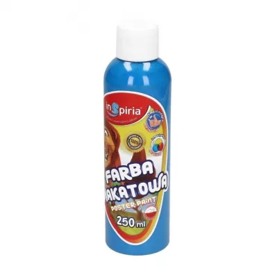 InSpiria Farba plakatowa niebieska 250 ml