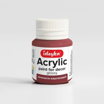 Ideyka Farba akrylowa Z�oty kasztan 20ml
