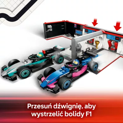 LEGO City F1® Gara� i bolidy Mercedes-AMG i Alpine 60444
